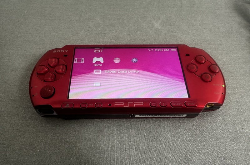 PlayStation Portable (PSP) 3006 – Carnival Red | 64GB | Ready For Use Carousel 2
