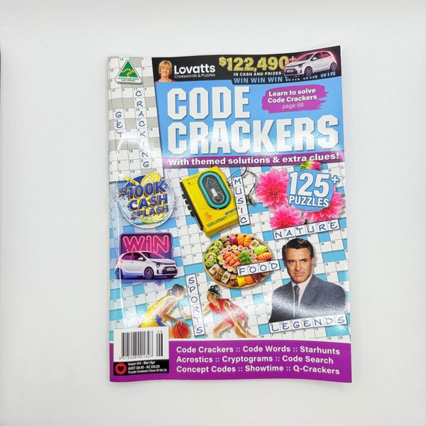 Lovatts Code Crackers Magazine - Issue 144 - Mar/Apr 2025 - 125+ Puzzles Carousel 1