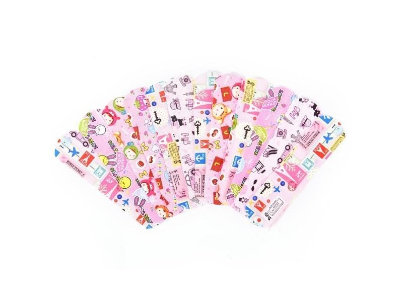 50PCs First Aid Emergency Kit For Kids Children Skin Care Cartoon Band Aid Carousel 1