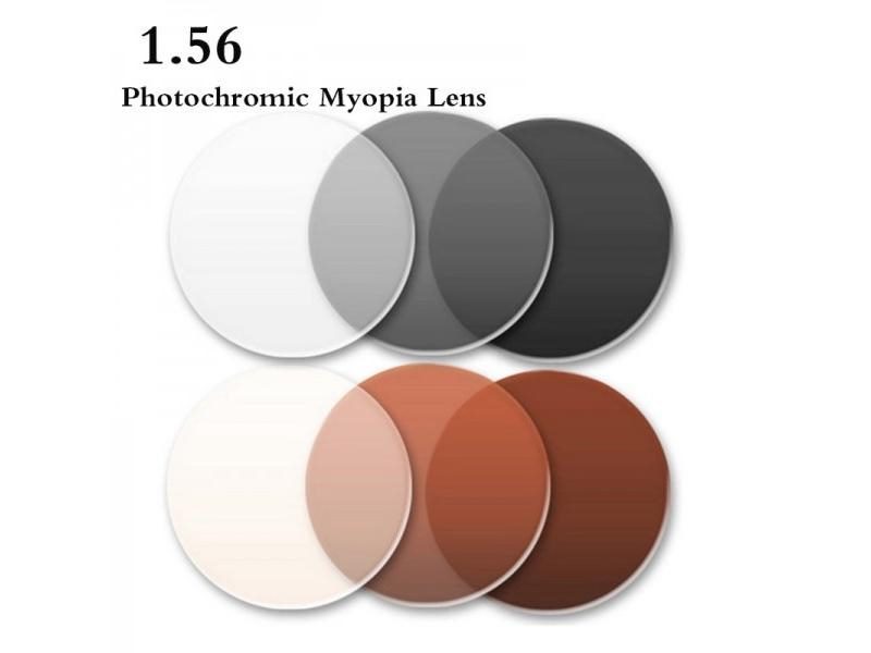 1.56 Index Single Vision Aspheric Photochromic CR-39 Lens For Myopia Presbyopia Carousel 1