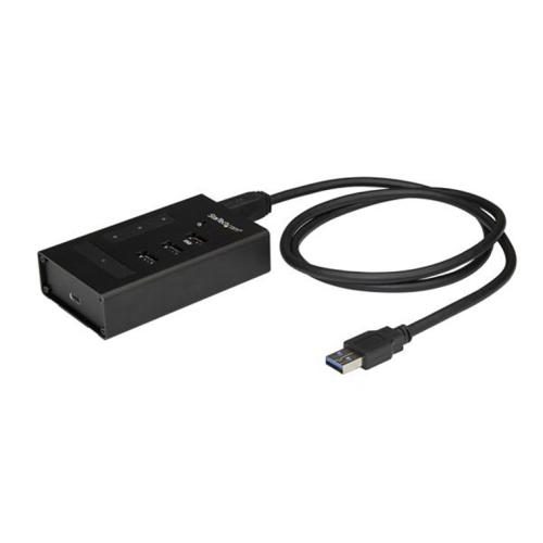 StarTech.com HB30A3A1CST 4 Port USB 3.0 Hub - USB Type-A to 1x USB-C & 3x USB-A Carousel 1