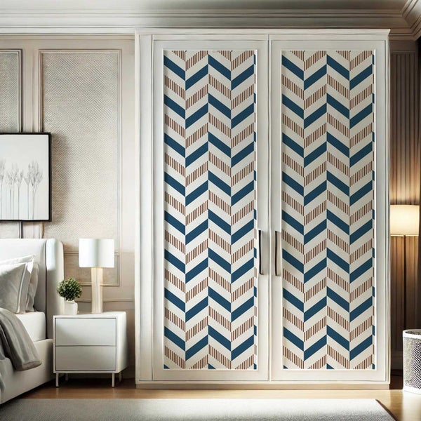 S4sassy Self Adhesive Wallpaper, Stripe Print Wallpaper for Entryway accent wall Carousel 8