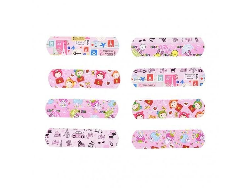 50PCs Cartoon Band Aid Hemostasis Adhesive Bandages Waterproof Breathable First Carousel 1