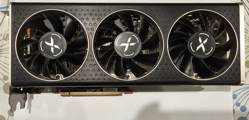 XFX Speedster MERC 308 AMD Radeon RX 6600 XT Black Gaming Graphics Card with 8GB62863848142723116