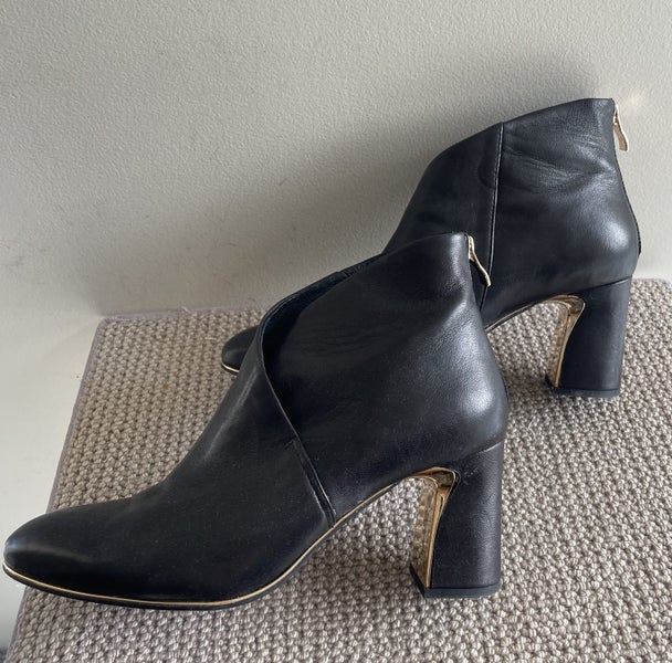 Django & Juliette black leather boots size 4062930697884419112