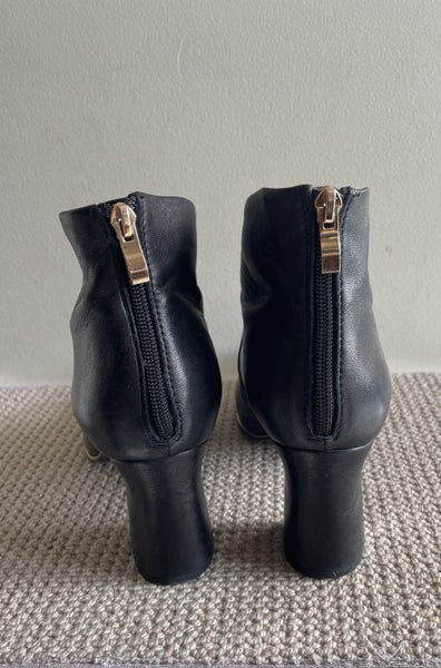 Django & Juliette black leather boots size 4062930697884419113