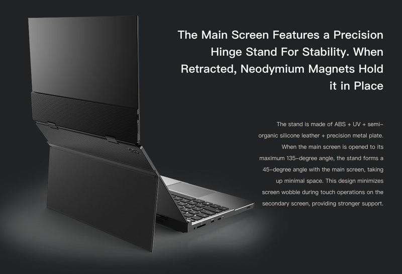 GPD DUO 13.3x2 OLED Touch screen AMD AI HX370 Laptop Tablet Brand New 32GB+1TB Carousel 1