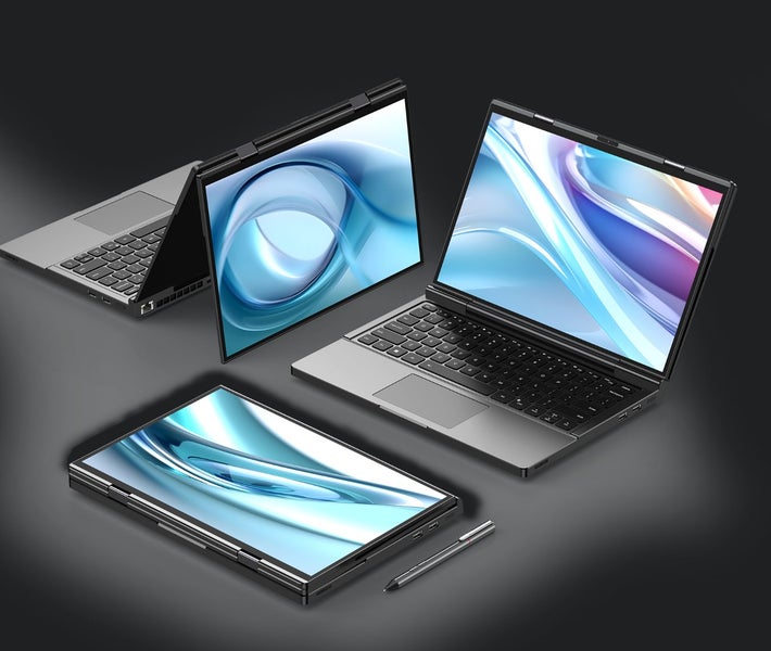 GPD DUO 13.3x2 OLED Touch screen AMD AI HX370 Laptop Tablet Brand New 32GB+1TB Carousel 2