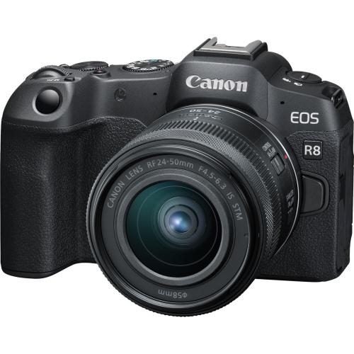 Canon EOS R8 Mirrorless Camera with 24-50mm Lens Kit 24.2MP Full-Frame CMOS Carousel 1