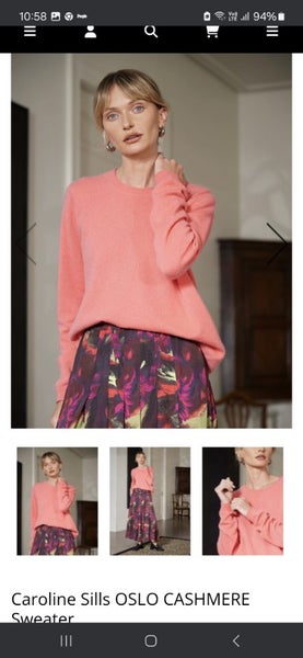 Caroline Sills Oslo Longsleeve Cashmere Jumper Winter 24 Carousel 6