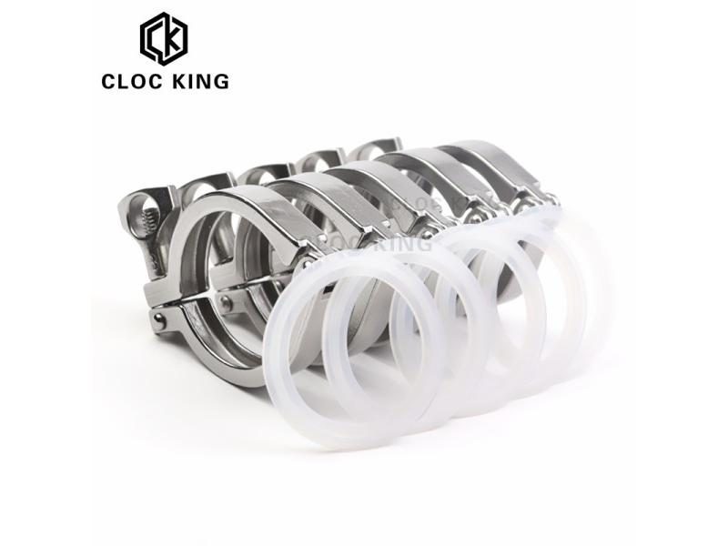 1 Set 1.5" 2" 2.5" 3" Tri Clamp 50.5/64/77.5/91mm Ferrule OD SS304 Stainless Carousel 1