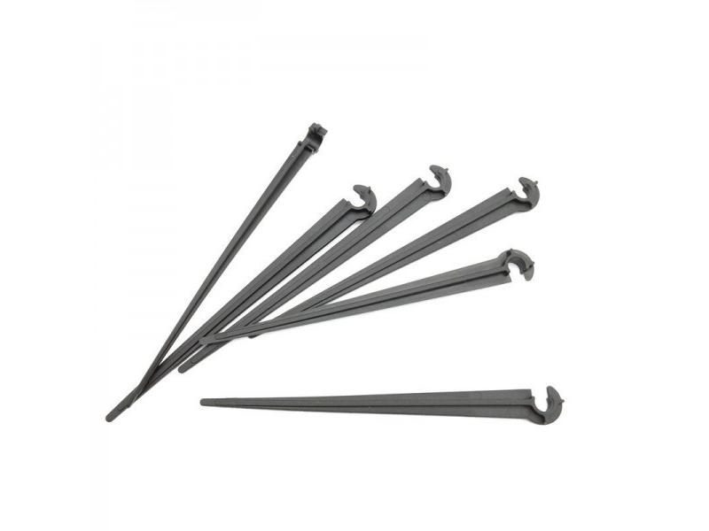 1/4 Inch Hose Bracket Garden Drip Hose "C" Shape Fixed Stems Holder Garden Carousel 1