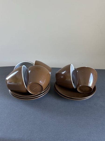 Vintage Duraware cups and saucers Carousel 2