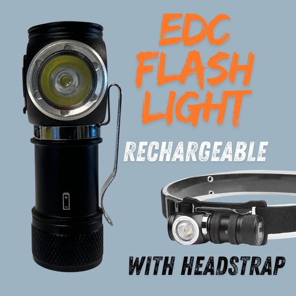 EDC Flashlight – 500 Lumens – Rechargeable Mini Torch Carousel 1