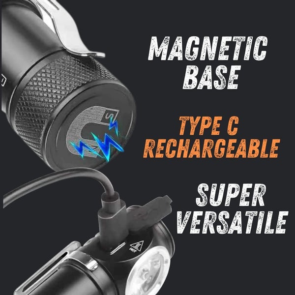 EDC Flashlight – 500 Lumens – Rechargeable Mini Torch Carousel 7