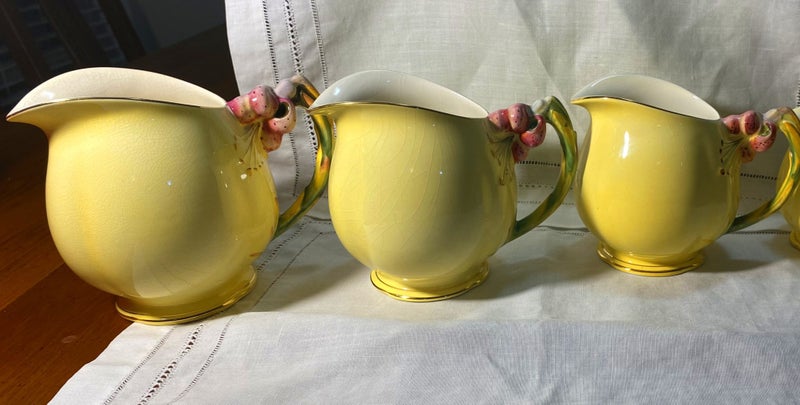 Royal Winton Grimwades VERY RARE Tiger Lily - Trio of Jugs - Liquid Sunshine628632382484501111
