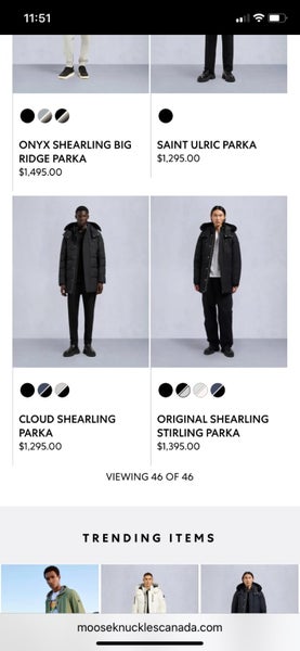 Canadian Goose jacket, Moose Knuckle Carousel 10