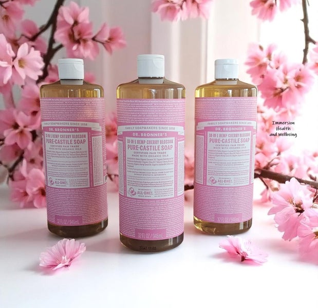 DR BRONNERS CHERRY BLOSSOM PURE-CASTILE LIQUID SOAP 946ml Carousel 1