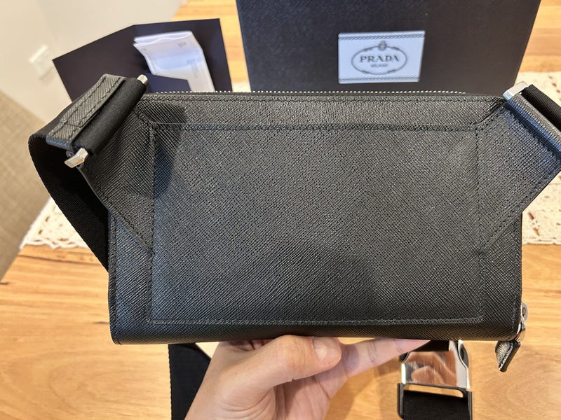 Prada Saffiano Leather Belt Bag - NEW62977650825985114