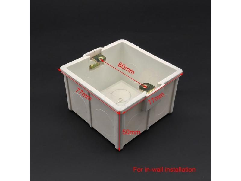 Thicker Material 86 Type Home Switch Panel Thermostat Wall Holder Cassette Box Carousel 1