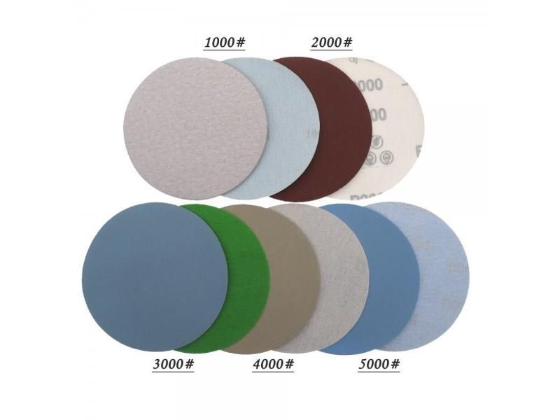 25PCS 1 /2/3/4/5 Inch Assorted Sandpaper Hook And Loop Sanding Disc 1000# Carousel 1