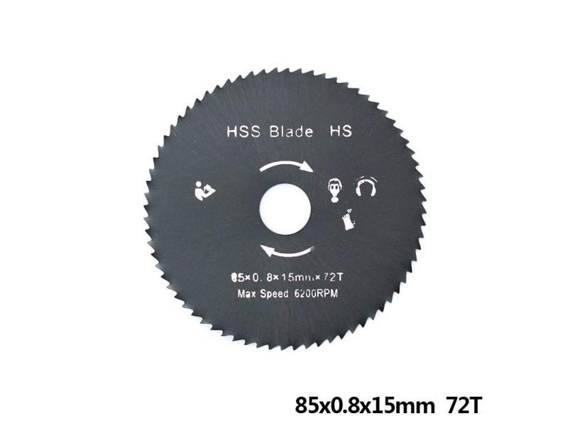 XCAN 1pc 85mm Nitride Coating HSS Circular Saw Blade Wood/Metal Cutter Wood Carousel 1