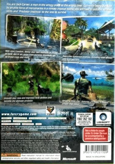 Far Cry Instincts Predator (XBox 360 Edition) *DISC EXCELLENT, No Case* Carousel 3