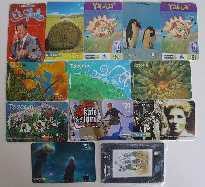 Old Telecom Phone Cards x 12 Carousel 1