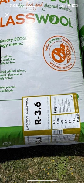 3.6c Knauf Earthwool Insulation have a few available Carousel 2