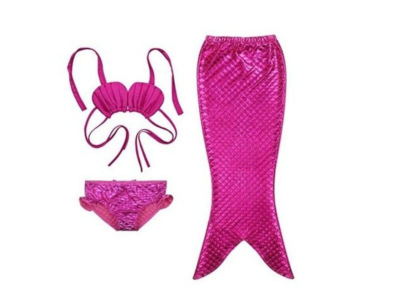Fancy Cosplay Costume 3pcs Girl Child Birthday Holiday Gift Mermaid Tail Carousel 1