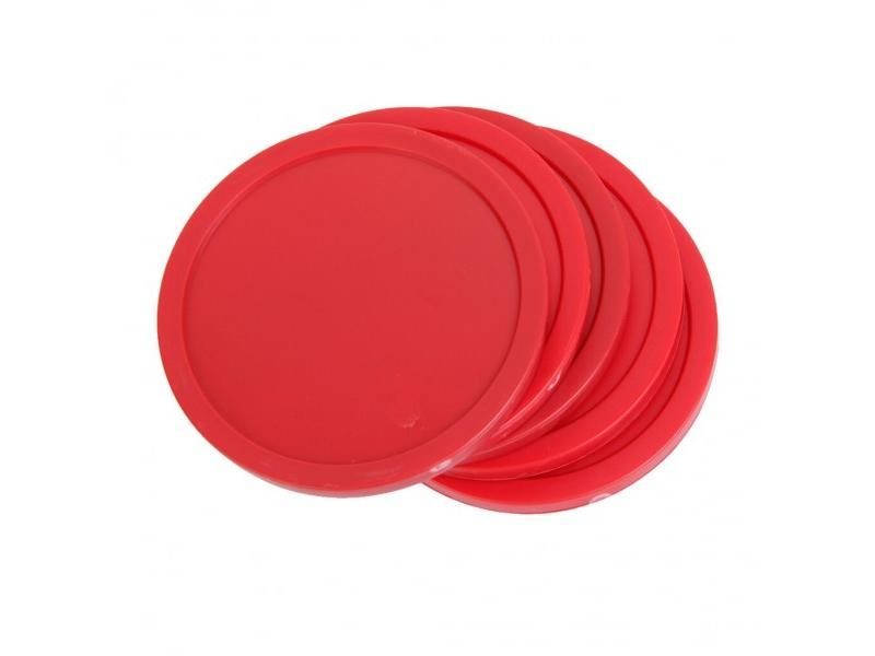 4pcs 82mm Red Air Hockey Pucks For Arcade Club/Home Game Carousel 1