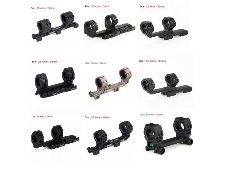 Tactical Hunting Rifle Scope Airsoft Airguns Accessories Double Rings 25.4mm Carousel 2