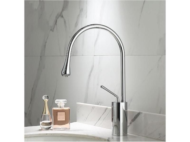 New Basin Faucet Single Lever 360 Rotation Spout Brass Mixer Tap For Basin/Sink Carousel 1