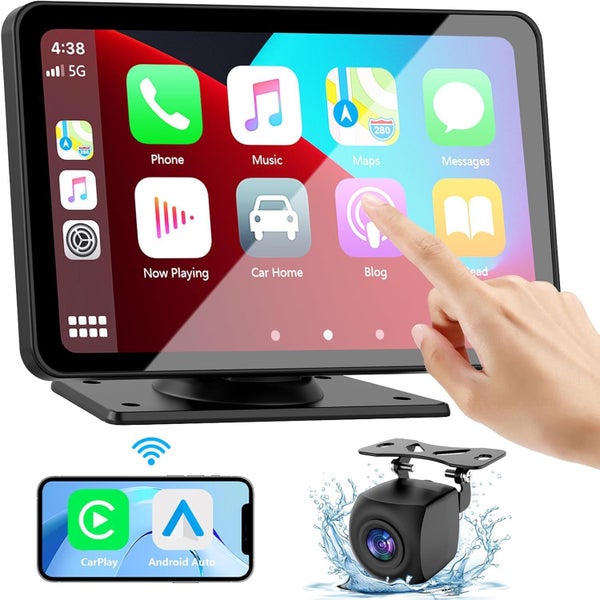 Navigation Carplay Screen for Car, 7" HD Portable Car Touch Screen Navigation Carousel 1