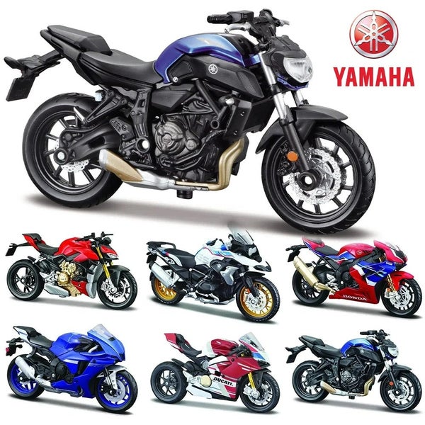 Maisto 1:18 YAMAHA MT-07 2018 KTM RC 390 YZF-R1 Naked V4 S Road Star 2021 Carousel 1