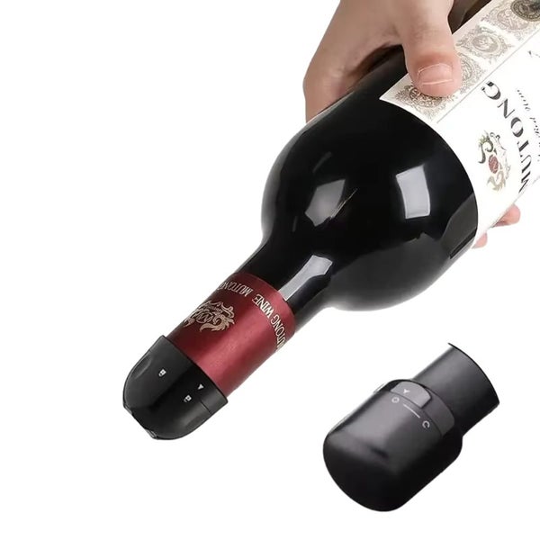 2pcs Vacuum Red Wine Bottle Cap Stopper Silicone Sealed Champagne Bottle Stopper Carousel 2