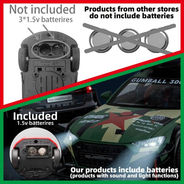 1:18 AUDI RS7 Sportback Four Door Coupe Remote Control Alloy Diecast Model Car Carousel 12