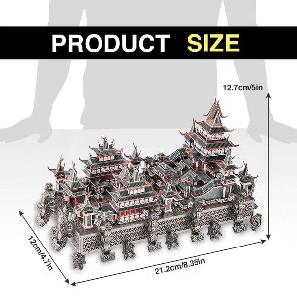 3d Puzzles Sky Royal Palace Metal Model Building Kits Diy Toys For Teen Brain... Carousel 2