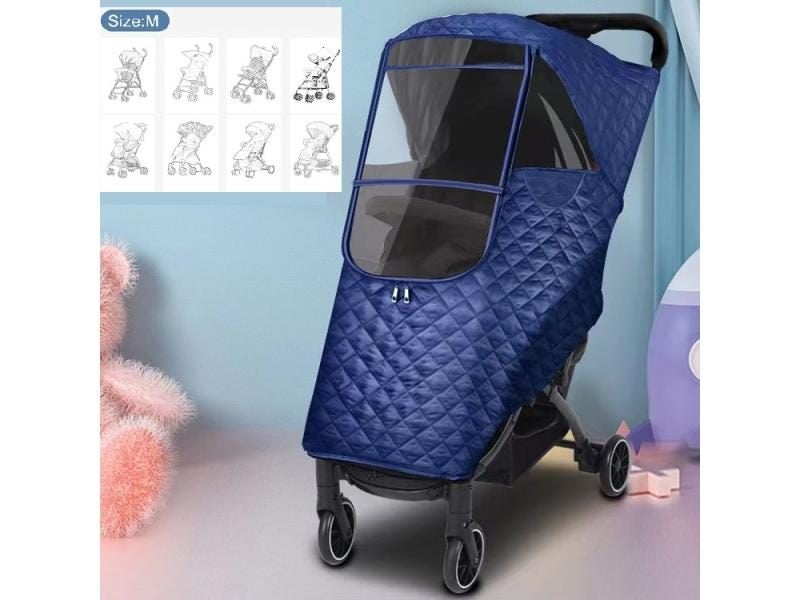 Universal Waterproof Winter Thicken RainCover Pushchairs Raincoat Full Cover Carousel 1
