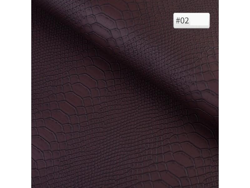25cm*34cm PVC Snake Leather Fabric Synthetic Leather For DIY Sewing Supplies Carousel 1