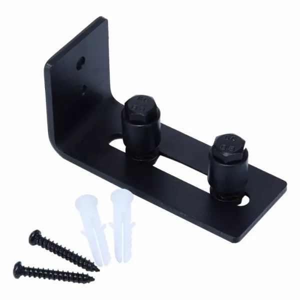 Carbon Steel Adjustable Black Powder Coated Bottom Floor Guide Stay Roller For Carousel 1