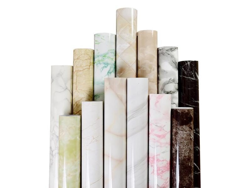 PVC Kitchen Renovation Wallpaper Self-Adhesive Tile Waterproof Sticker For Carousel 1