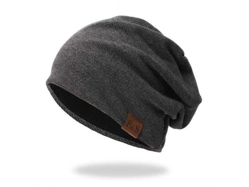 Autumn Winter Beanie Caps Casual Thermal Elastic Knitted Cotton Sports Warmer Carousel 1