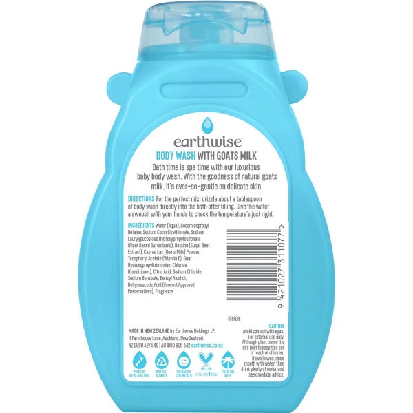 Earthwise Nourish Baby Body Wash with Goats Milk 275ml Carousel 2