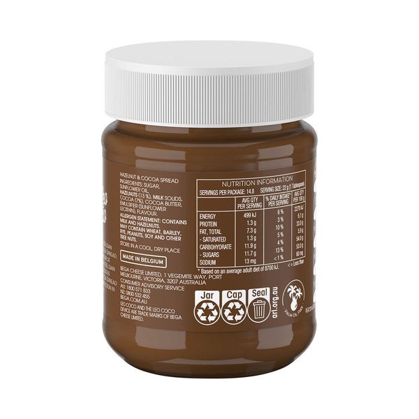 Leo Coco Belgian Milk Chocolate and Hazelnut Spread 325g Carousel 2