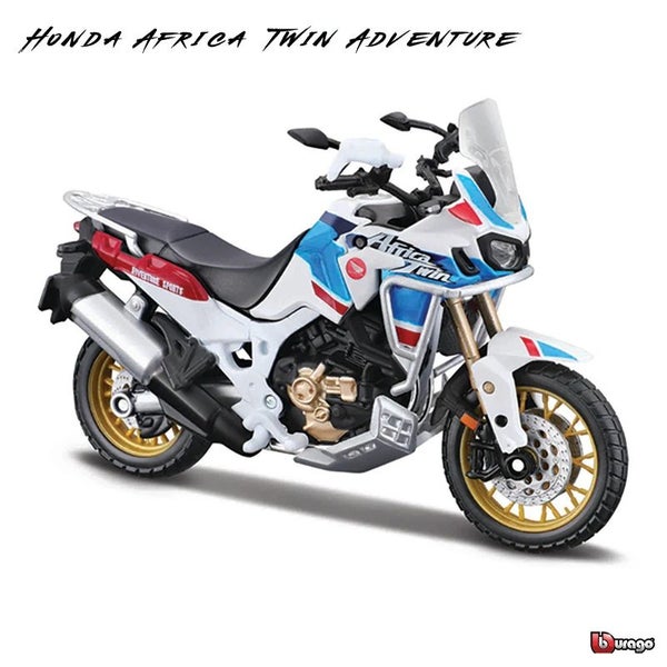 Bburago 1:18 simulation alloy motorcycle Honda Africa Twin Adventure authorized Carousel 6