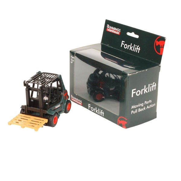 Bunnings Warehouse Forklift Model Diecast Toy Figure for Kids Carousel 2
