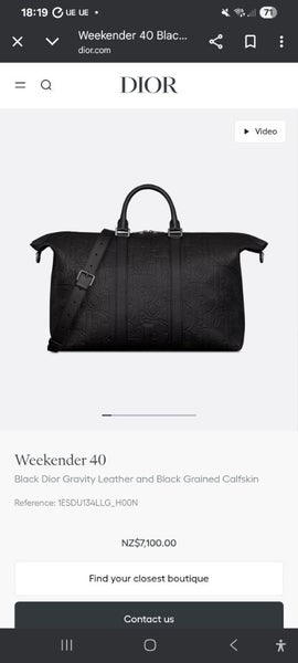 Dior Weekender (less than half retail price!!)62930702493826112