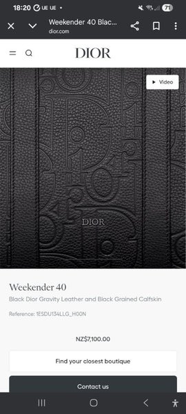Dior Weekender (less than half retail price!!)62930702493826114