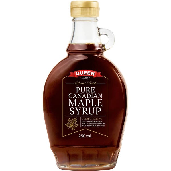 Queen Pure Canadian Maple Syrup For Pancakes 250ml Carousel 1
